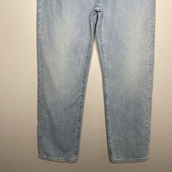 MADEWELL Low Slung Straight Jeans Women 27 Light Wash Slouchy 100% Cotton NO655 - Picture 8 of 16